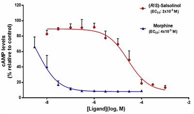 Racemic Salsolinol and its Enantiomers Act as Agonists of the μ-Opioid Receptor by Activating the Gi Protein-Adenylate Cyclase Pathway